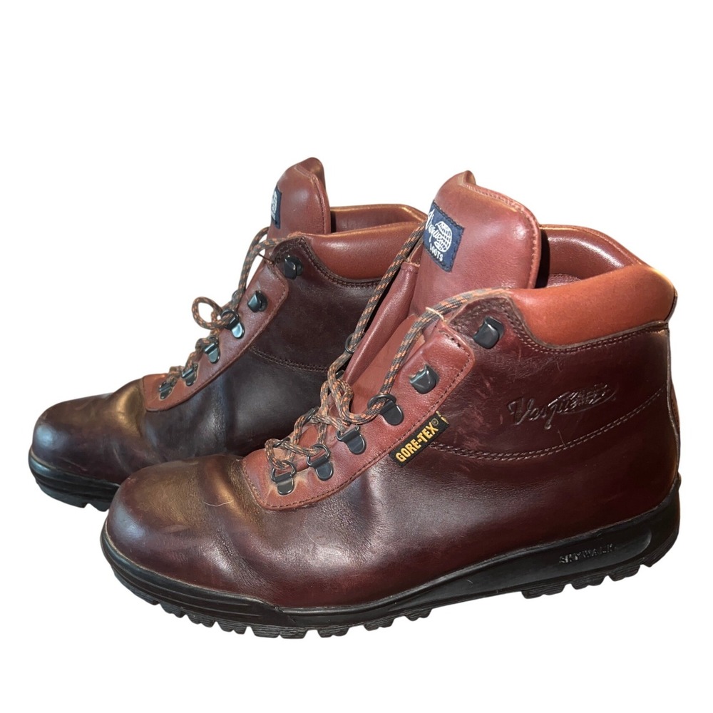 Vasque Skywalk Gore-Tex Brown Leather Hiking Boots Mens 10.5 M 7142